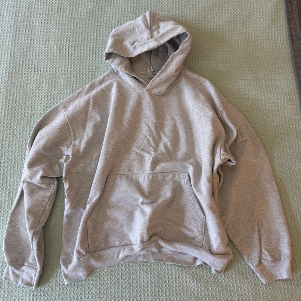 Los Angeles Apparel Light Heather Gray Fleece Hoodie